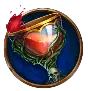 Flaming Orb high-paying symbol in Gates of Hades slot