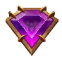 Purple Sigil low-paying symbol in Gates of Hades slot